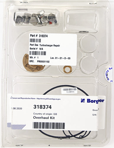 BorgWarner Airwerks S1BG S134, S139, S143 Turbo Repair Kit - Mic Turbo