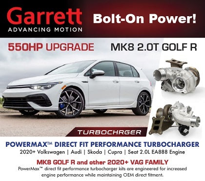 GARRETT PowerMAX 550HP Turbo Upgrade MK8 GOLF R 2020+ VW 2.0L TSI EA888 EVO4 - Mic Turbo