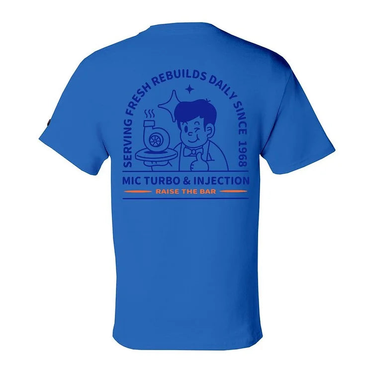 MIC Turbo "Fresh Rebuilds" Tee - Mic Turbo