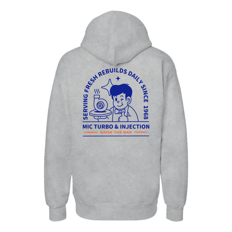 MIC Turbo "Fresh Rebuilds" Hoodie - Mic Turbo