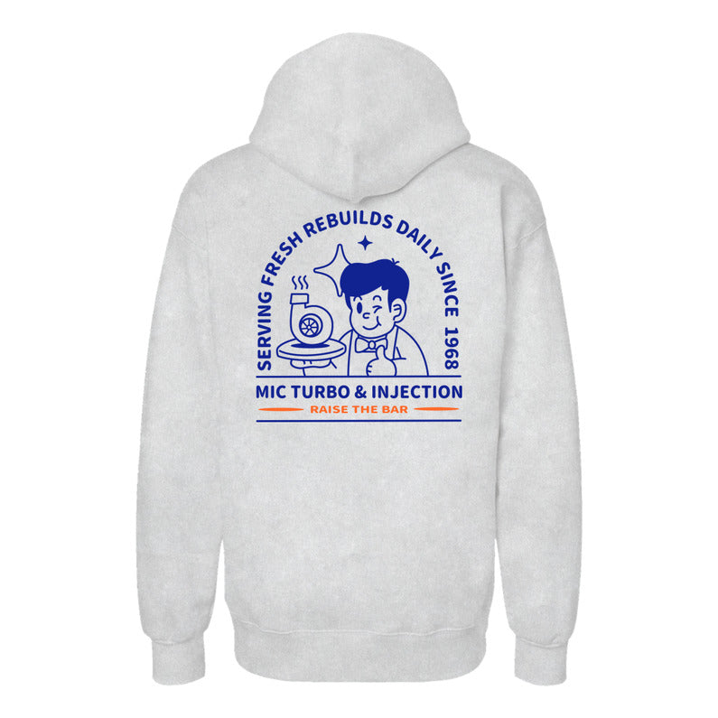 MIC Turbo "Fresh Rebuilds" Hoodie - Mic Turbo