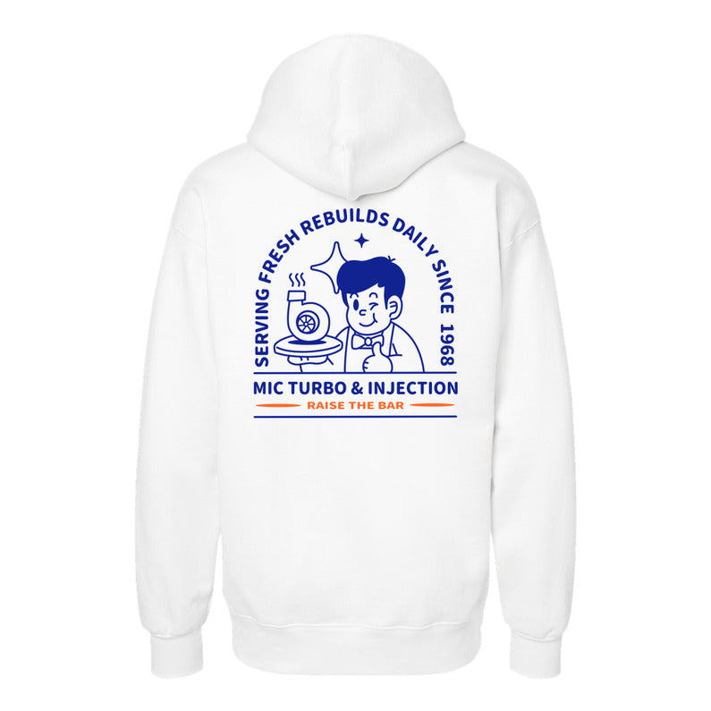 MIC Turbo "Fresh Rebuilds" Hoodie - Mic Turbo