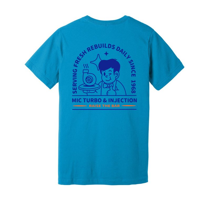 MIC Turbo "Fresh Rebuilds" Tee - Mic Turbo
