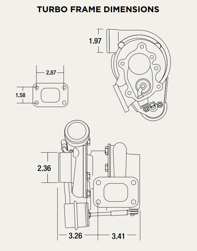 BorgWarner Airwerks S1BG S143 T25 (313297) - Mic Turbo