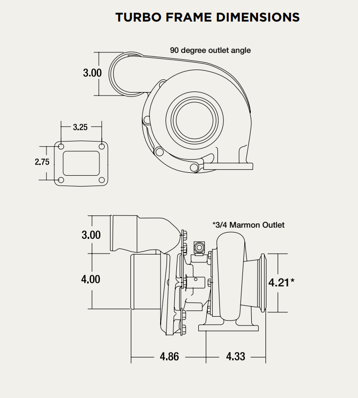 BorgWarner Airwerks S366SX3 / S300SX3 - Mic Turbo