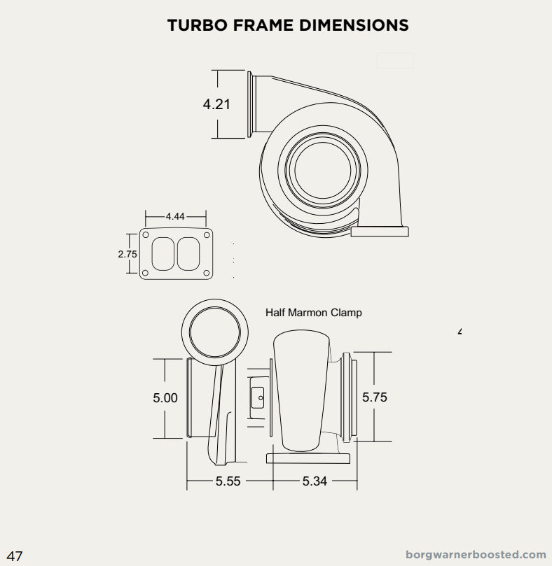 BorgWarner Turbo S482SX / S400SX (110/87) - Mic Turbo