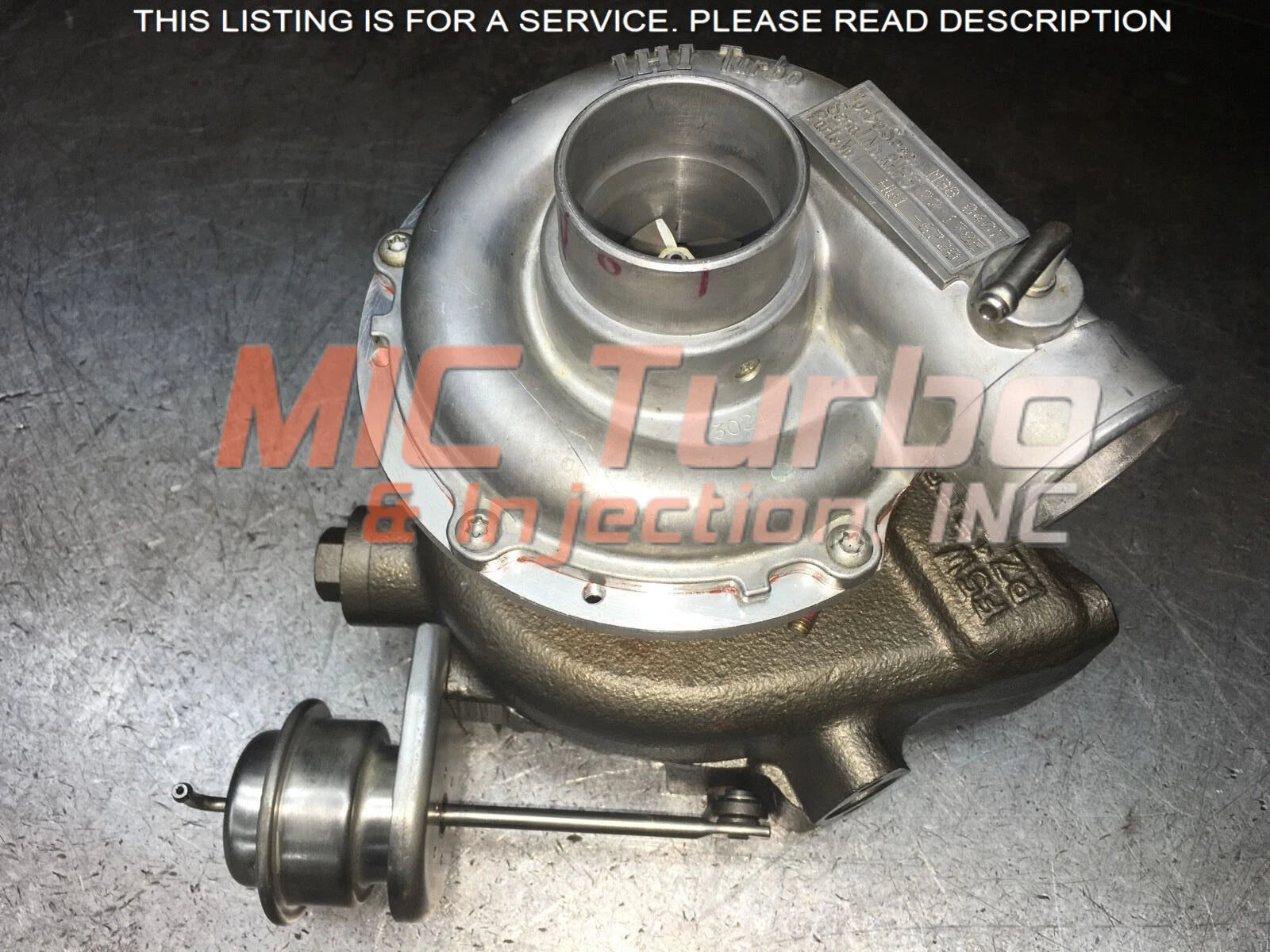 Honda Aquatrax F12-R12 Turbocharger Repair Service IHI MG8-0211 HW1-6720